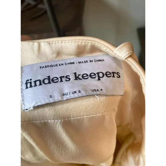 Finders Keepers Lupita Dress Pearl NWOT Small / 4 - Picture 10 of 10